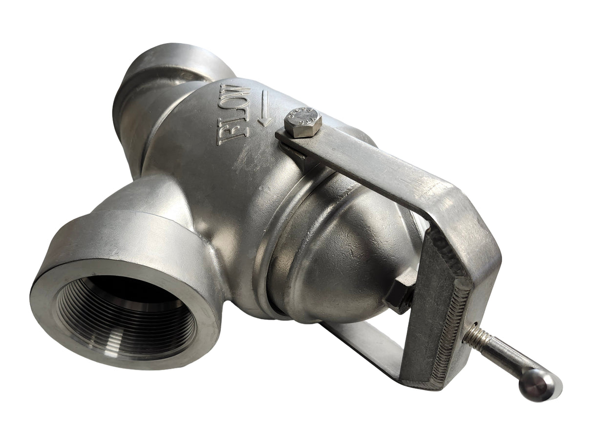 Banjo 3 In Stainless Steel Line Strainer Body Cap Gasket & 50 Mesh - LSS300-BC