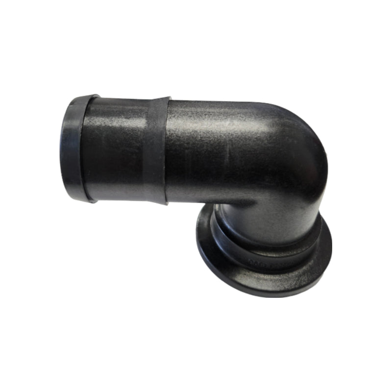 Banjo 90 Degree Manifold Hose Fitting Adapter 2" Flange X 2" Barb - M200BRB90