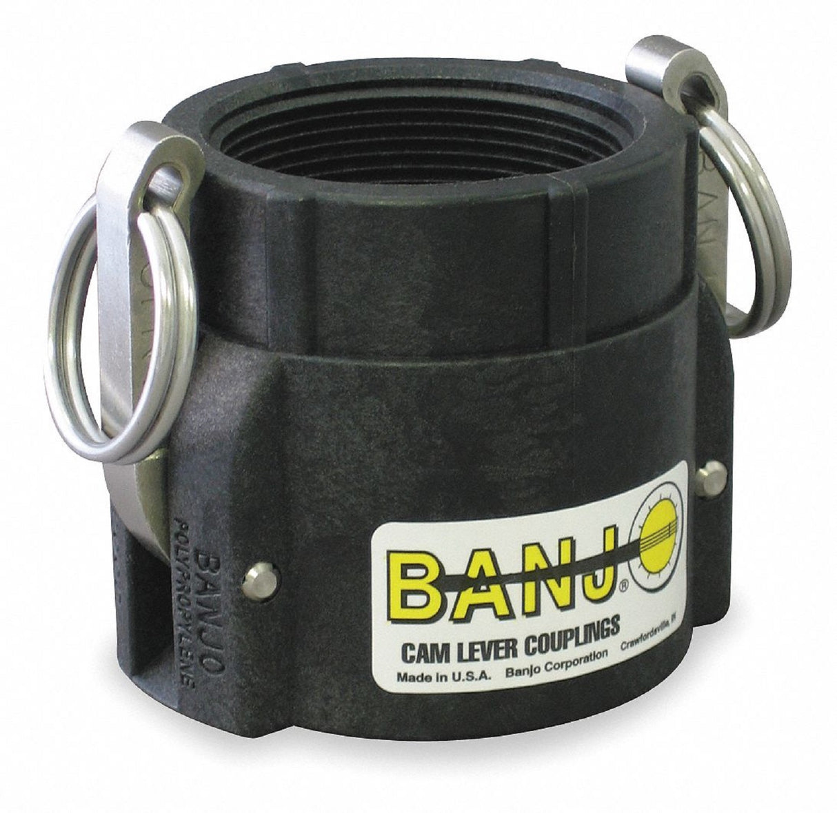 Banjo Poly Cam Lever Coupling 1-1/2" Female Coupler X 1-1/2" Female NPT - 150D