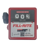 Fill Rite 5 to 20 GPM 3 Digit Cast Aluminum Mechanical Fuel Transfer Meter 3/4" FPT (Gallons) - 807C