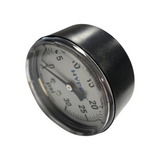 Hypro 30 PSI Dry Pressure Gauge 2-1/2" Diameter, 1/4" LM Stem - SG30