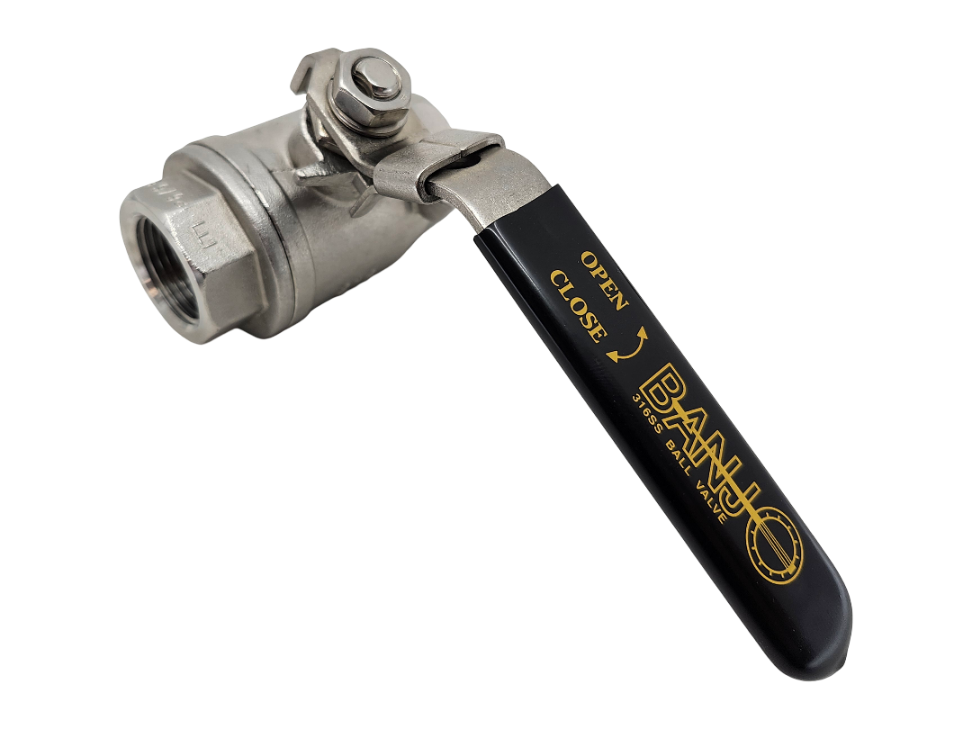 Banjo Stainless Steel Full Port Valve - 3/4" FNPT - VSS075