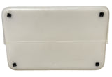 Ace Roto-Mold Blow Molded 7 Gallon Rectangle Flat Bottom White Tank - SPBM0007-RT