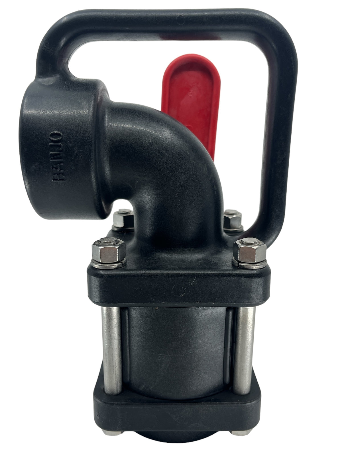 Banjo 2 Inch Polypropylene Standard Port Ball Valve With 90° Elbow - VA200