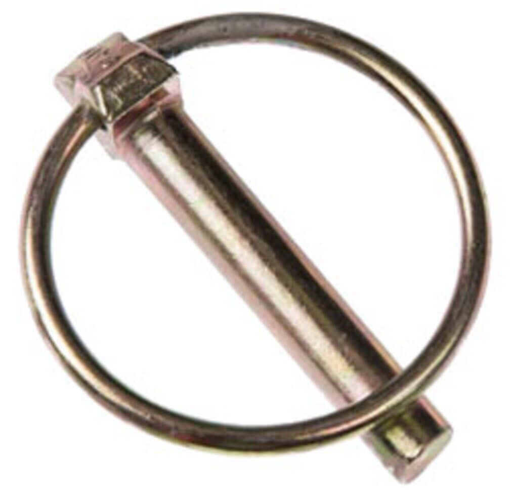 Double HH Yellow Zinc Plated Lynch Pin 5/16" x 1-7/16" - 21930