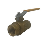 Hypro Full Port Brass Ball Valve 600 Max PSI, 1/2" FNPT - 171N-12