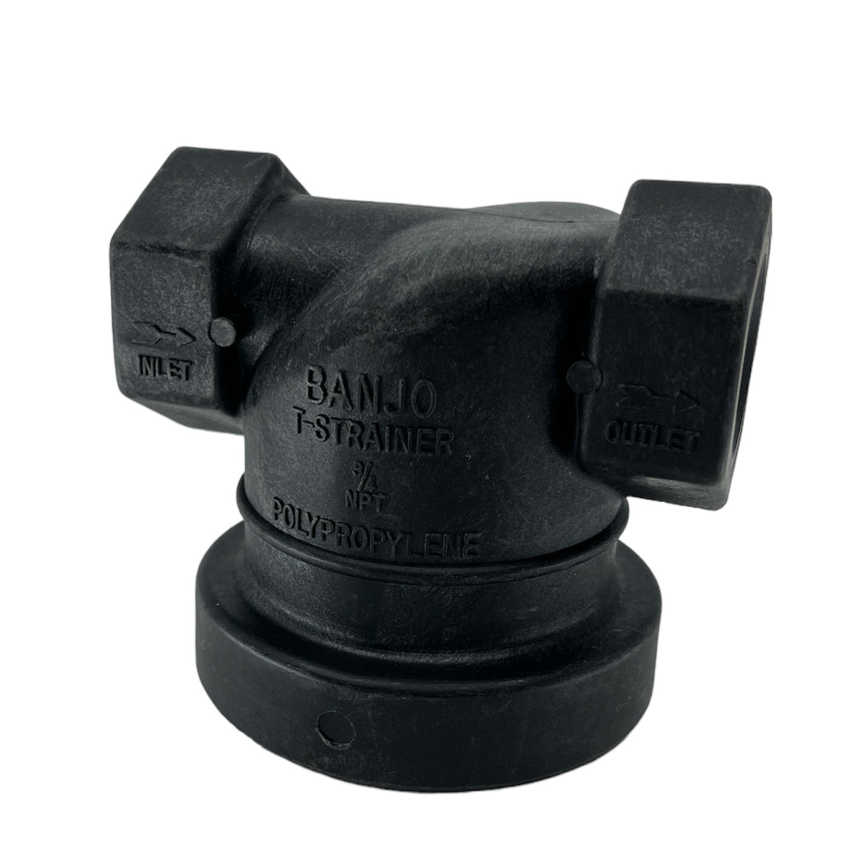 Banjo Polypropylene T Strainer Head No Mounting Lugs 3/4" - LST075-H