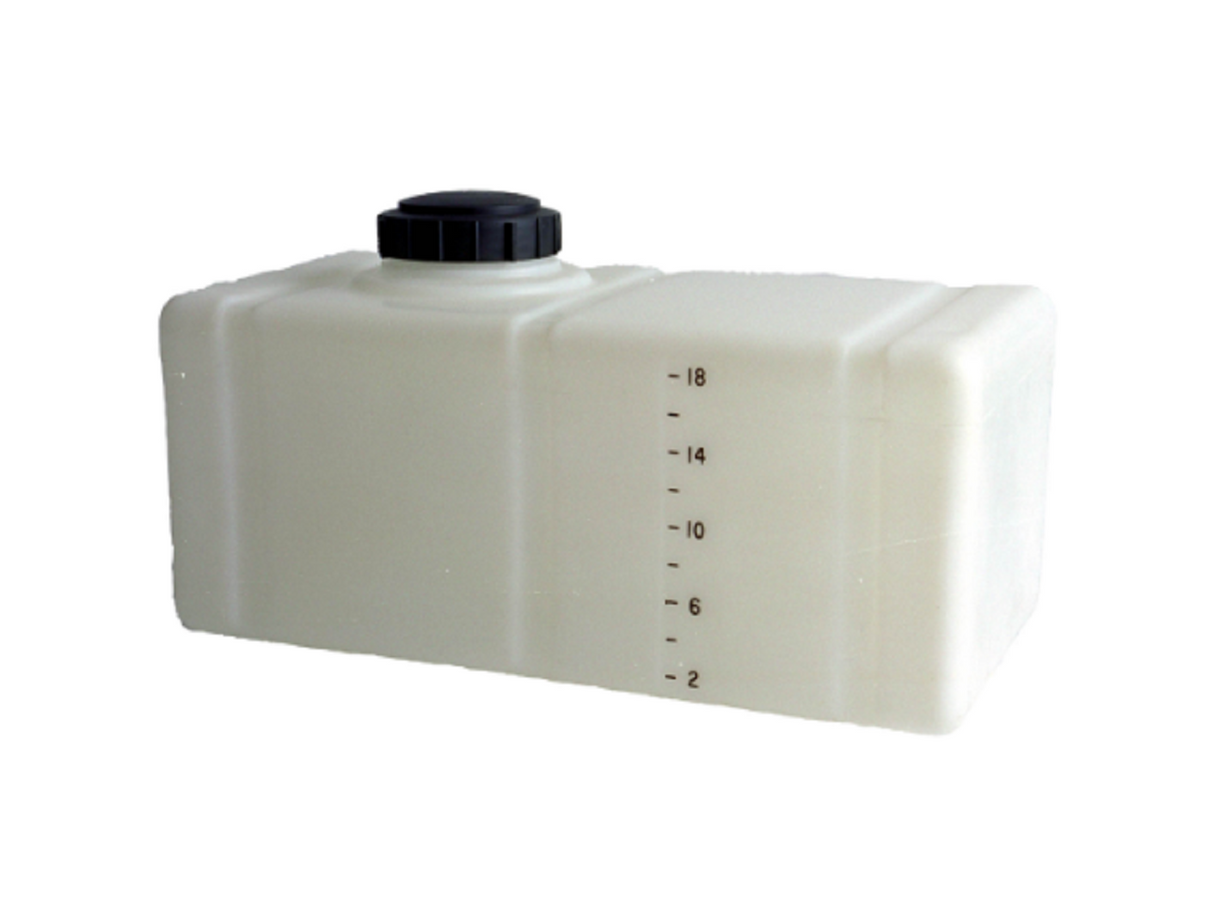 Ace Roto-Mold 20 Gallon Sumped Rectangular Applicator Tank 28x14x12 - SP0020-LC
