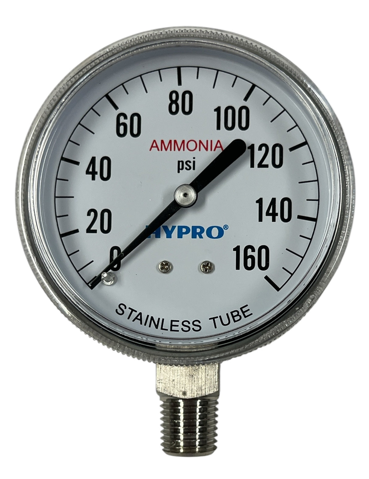 Hypro ASG 160 PSI Dry Gauge 2-1/2" Diameter, 1/4" MPT Lower Mount - ASG160