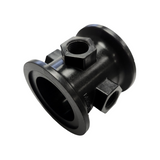 Banjo 2 inch Full Port Flanged Coupling with 1/2" Gauge Ports - M220CPG3G