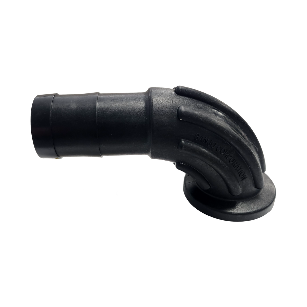 Banjo 90 Degree Manifold Sweep w/ Gauge Port 1" Flange X 1-1/4" M100125BRBSWPG90