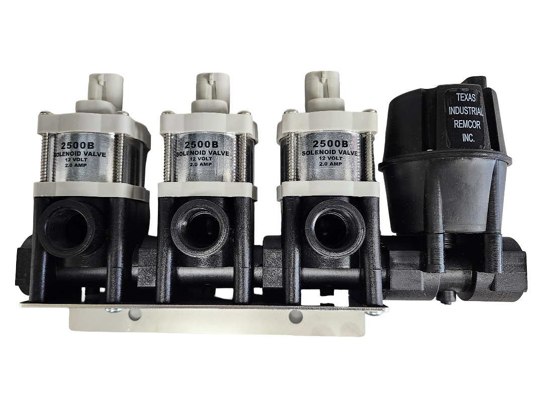 Texas Remcor 3 Boom Control Kit w/ 2500B Valves and Regulator - CON.2380.WP.3