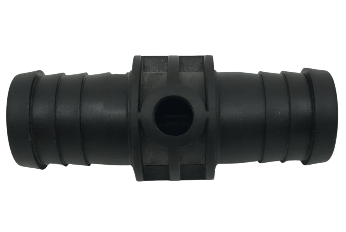Hypro ProFlo Nozzle Body Dry Boom Adaptor, 1" X 1" Double Hose Barb - 4200-0215N