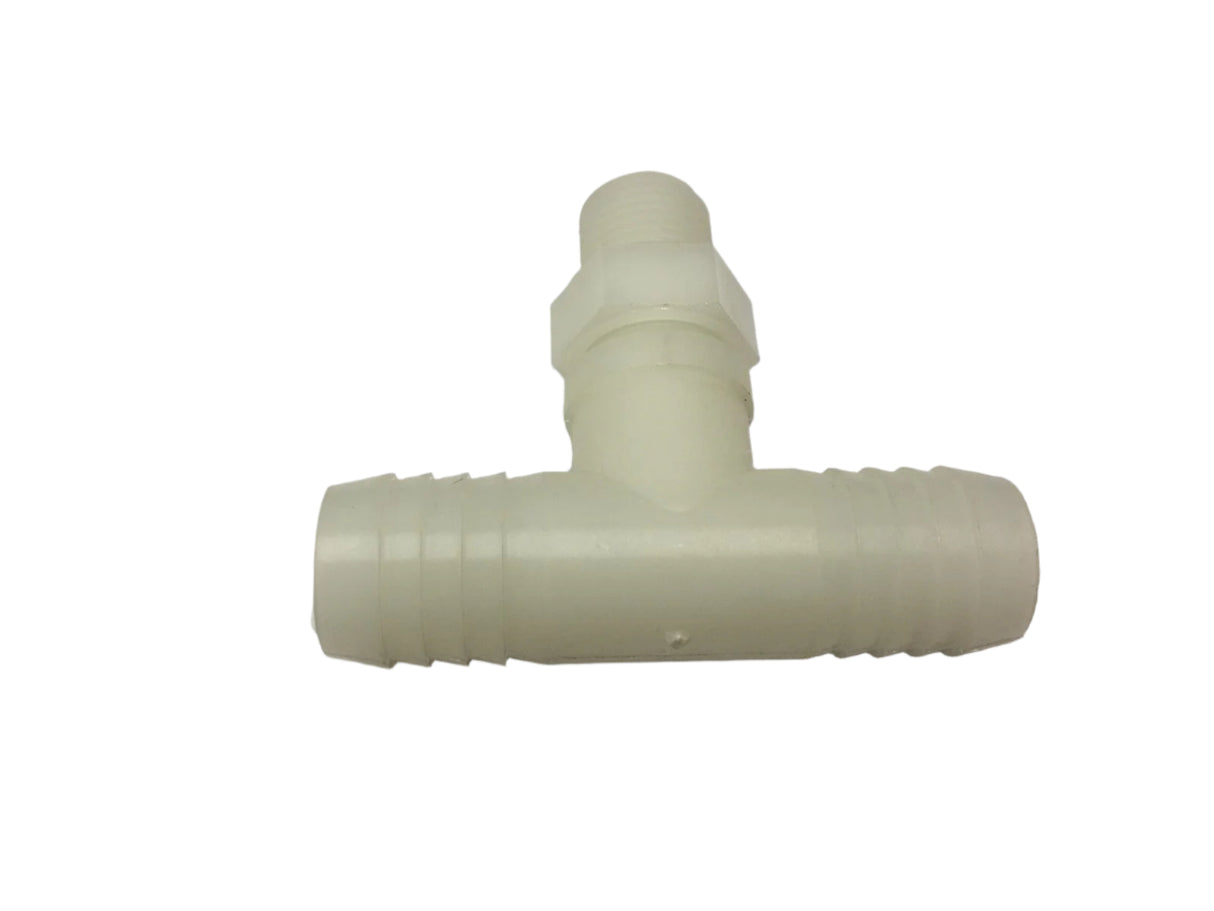 Hypro Hose Barb Tee with B12 Nut 11/16" UNF X 3/4  - NTT34