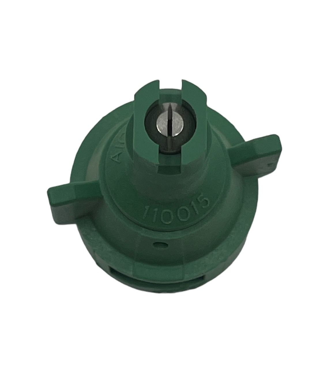 TeeJet Stainless Steel Air Induction Tip With Cap, Green - AIC110015-VS