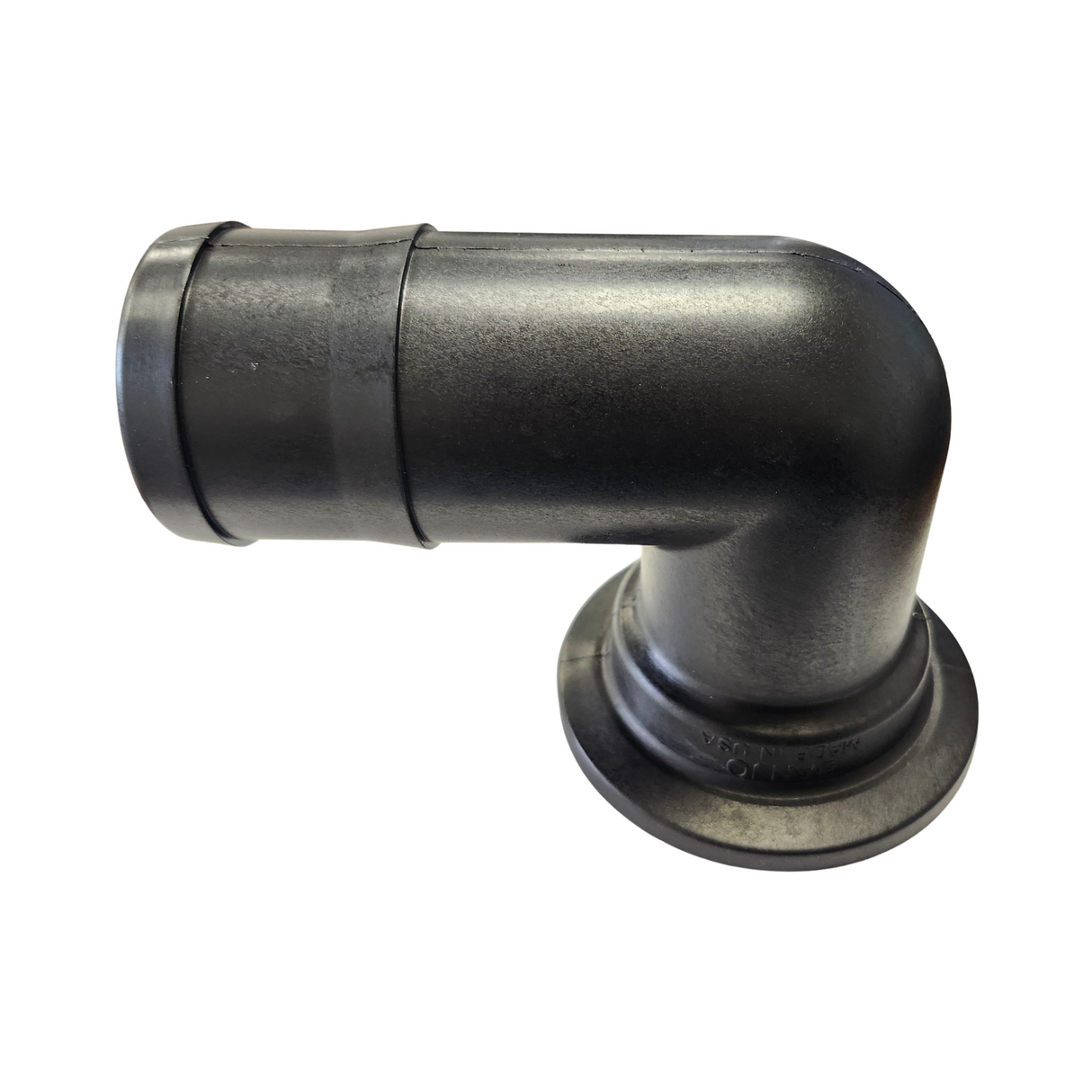 Banjo 90 Degree Hose Fitting Adapter 2" Full Port Flange X 2" Barb - M220BRB90