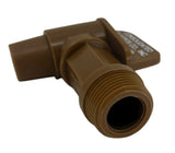 Consolidated Plastics Flo King Plastic Drum Faucet 3/4" Threaded Connection - Spigot-3/4"