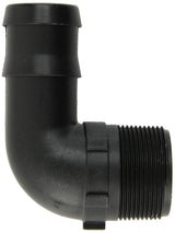 Banjo 90 Degree Poly Hose Fitting 1-1/2" Male Thread X 1-1/2" Barb - HB150-90