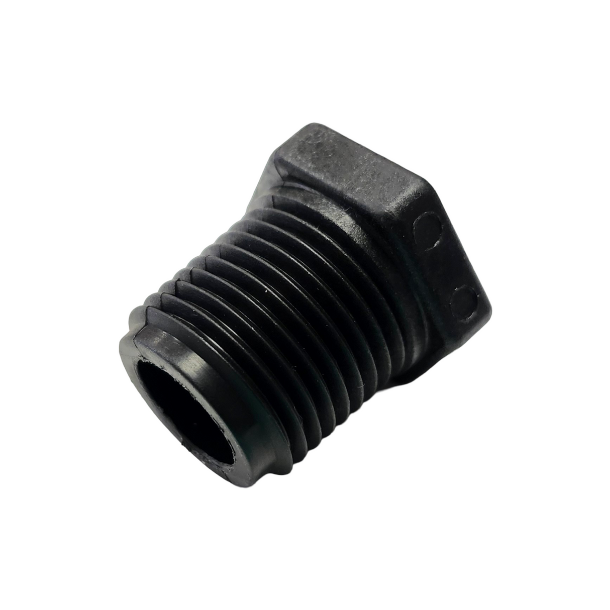 Banjo Reinforced Black Poly Pipe Plug 1/2" MPT - PLUG050