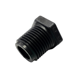 Banjo Reinforced Black Poly Pipe Plug 1/2" MPT - PLUG050