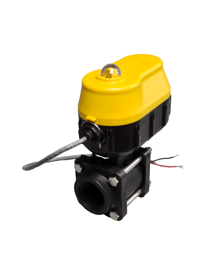 Banjo 1-1/4 Inch On Off Standard Port Electric Ball Valve, 12 Volt, 3 Wire - EVX121