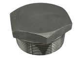Hypro Stainless Steel Hex Plug Fitting 2" MNPT - 7F200