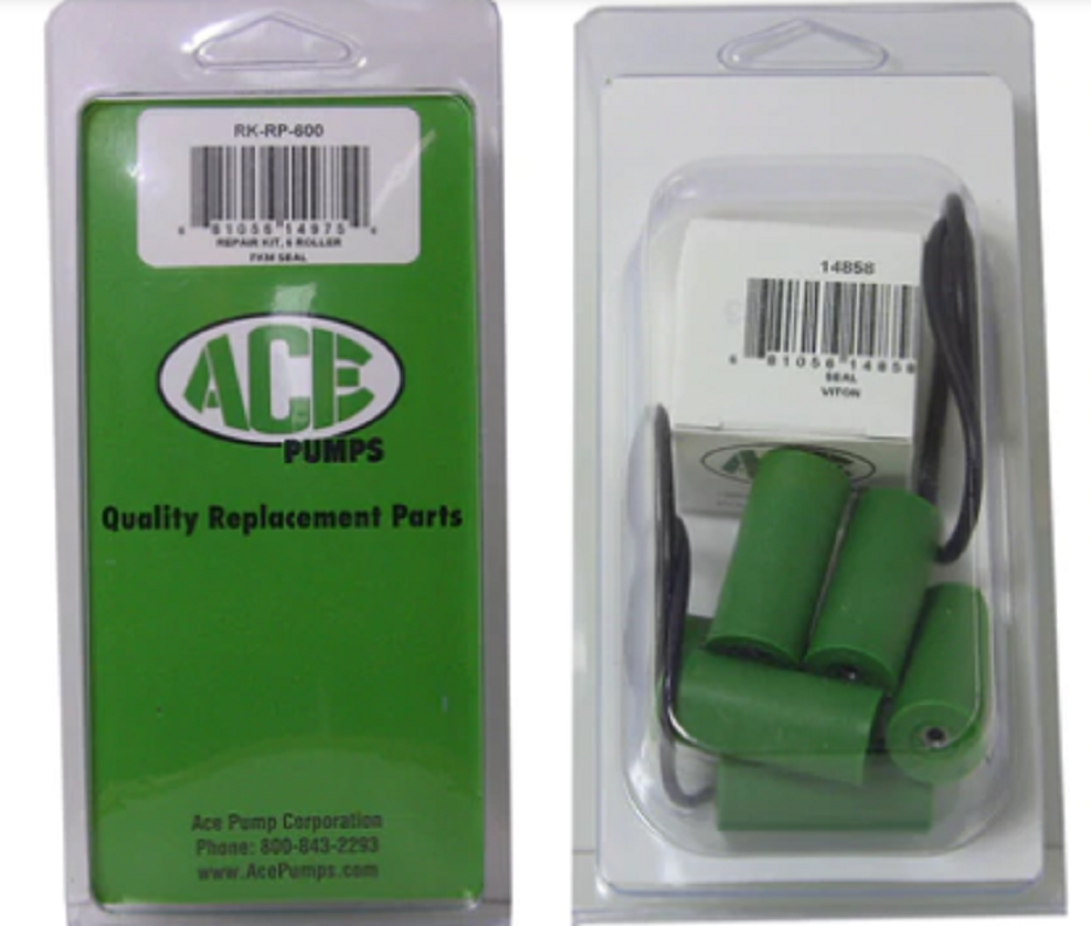 Ace Pumps Universal Repair Kit for 6-Roller 600C Roller Pump - RK-RP-600 (14975)