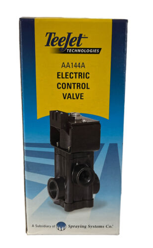 TeeJet Solenoid DirectoValve, 12V, EDPM, 10 GPM, 100 PSI, 3/4" X 1/2" - AA144A-1