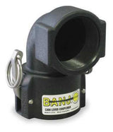 Banjo 90 Degree Poly Cam Lever Elbow 2" Female Coupler X 2" FNPT - 200D90