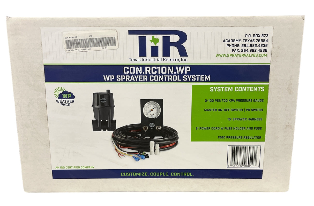 Texas Remcor 1 Boom Output Gauged Control System Kit, 100 PSI - CON.RC10N.WP