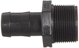 Banjo Poly Hose Fitting Adapter1-1/4" Male Thread X 1" Hose Barb - HB125-100