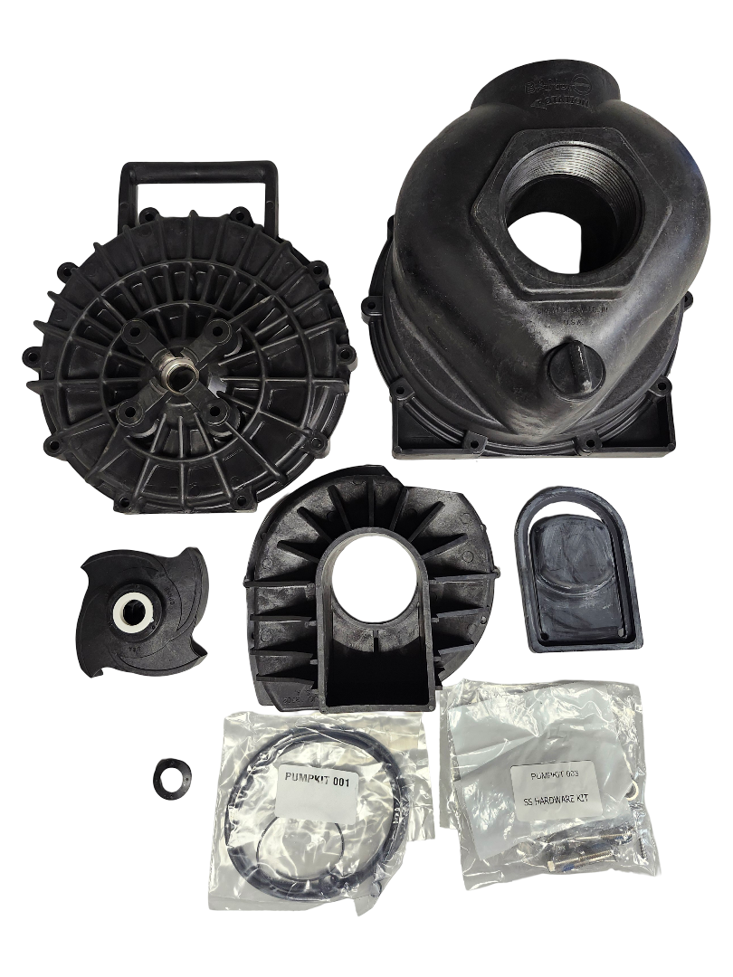 Bajo 3 inch Polly Pump with 4 Vane Impeller - 3/4" Shaft - 300PO