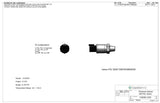 Capstan AG Pressure Sensor Transducer Kit With Harness 100 PSI - 116301-011