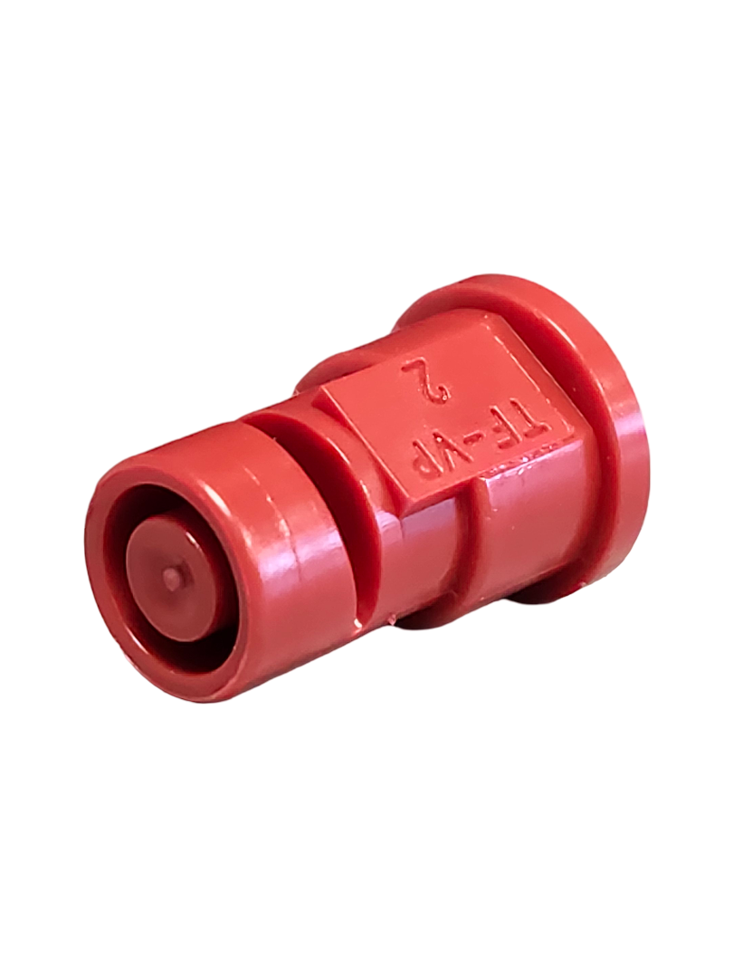TeeJet Turbo FloodJet Wide Angle Flat Spray Tip, Polymer - Red - TF-VP2