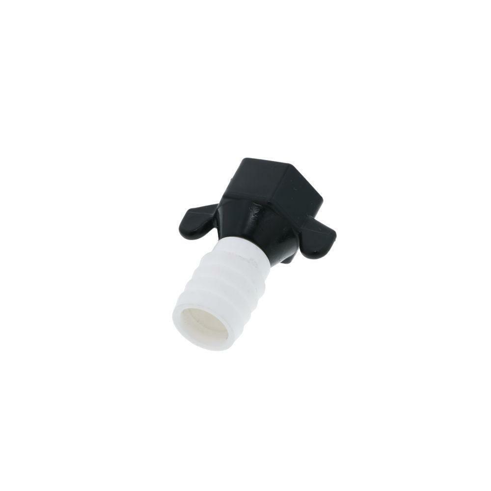 Shurflo Polypropylene Hex Swivel Straight 1/2 FNPT x 3/4 Barb - 234-2946