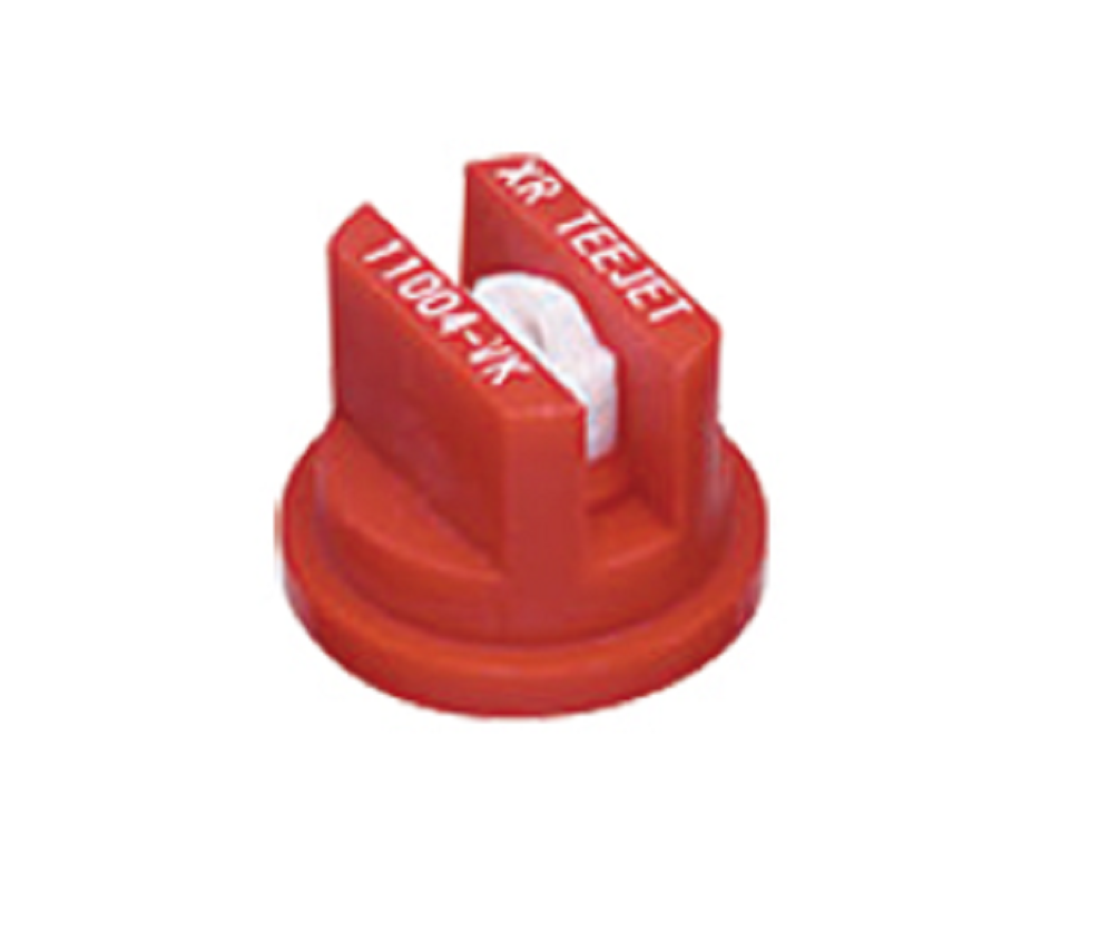 Teejet Ceramic Extended Range Flat Spray Nozzle, Red Tip - XR11004-VK