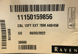 Raven 12 Foot Extension Cable for 7 Section Boom 440/450 Systems, 16 PIN Plug - 115-0159-856