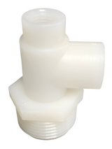 Simpson Farm SKS Supermarker Foam Marker Nylon Tee 1/4" FNPT x 3/8" FNPT x 1" MNPT - FM093