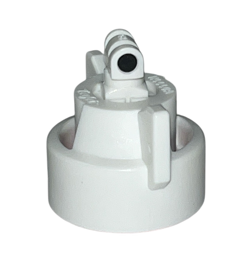 TeeJet Turbo TwinJet White Polymer Nozzle Assembly with Cap - TTJ60-11008VP-CE