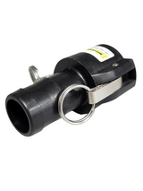 Banjo 1" Female Camlock Coupler x 1-1/4" Hose Barb, Polypropylene - 125C