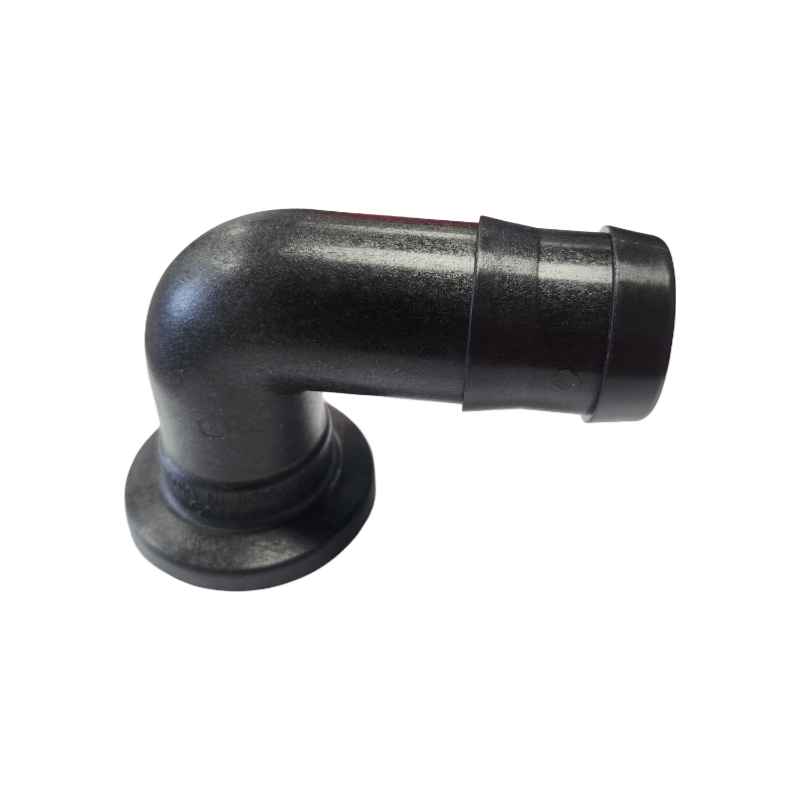 Banjo 90 Degree Manifold Elbow Fitting 1" Flange X 1-1/4" Barb - M100125BRB90