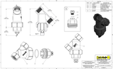 Banjo Polypropylene Y Line Strainer Body 1-1/4" FPT - LS125-B
