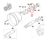 Hypro Gasket Retainer/Seal Ring for Diaphragm Pumps - 9910-550470