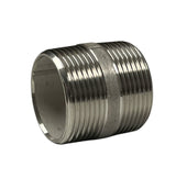 Hypro Stainless Steel Short Nipple 304SS, 1-1/4" MPT X 1-5/8" - 7114158