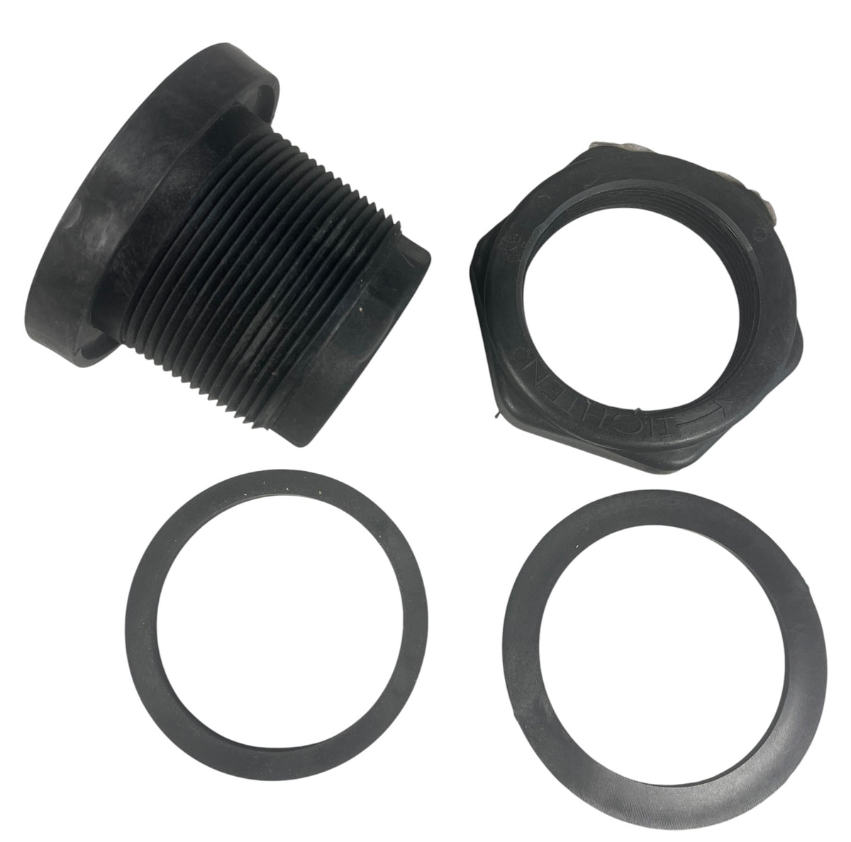 Ace Roto-Mold 2 Inch FPT Poly Heavy Duty Bulkhead Tank Fitting - 10912