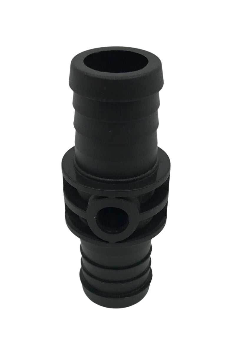 Hypro ProFlo Nozzle Body Dry Boom Adaptor, 1" X 1" Double Hose Barb - 4200-0215N
