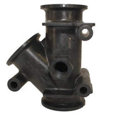 Banjo Y Flange Coupling 2" Full Port 45 Degree  w/ .75" gauge port - M220YG45