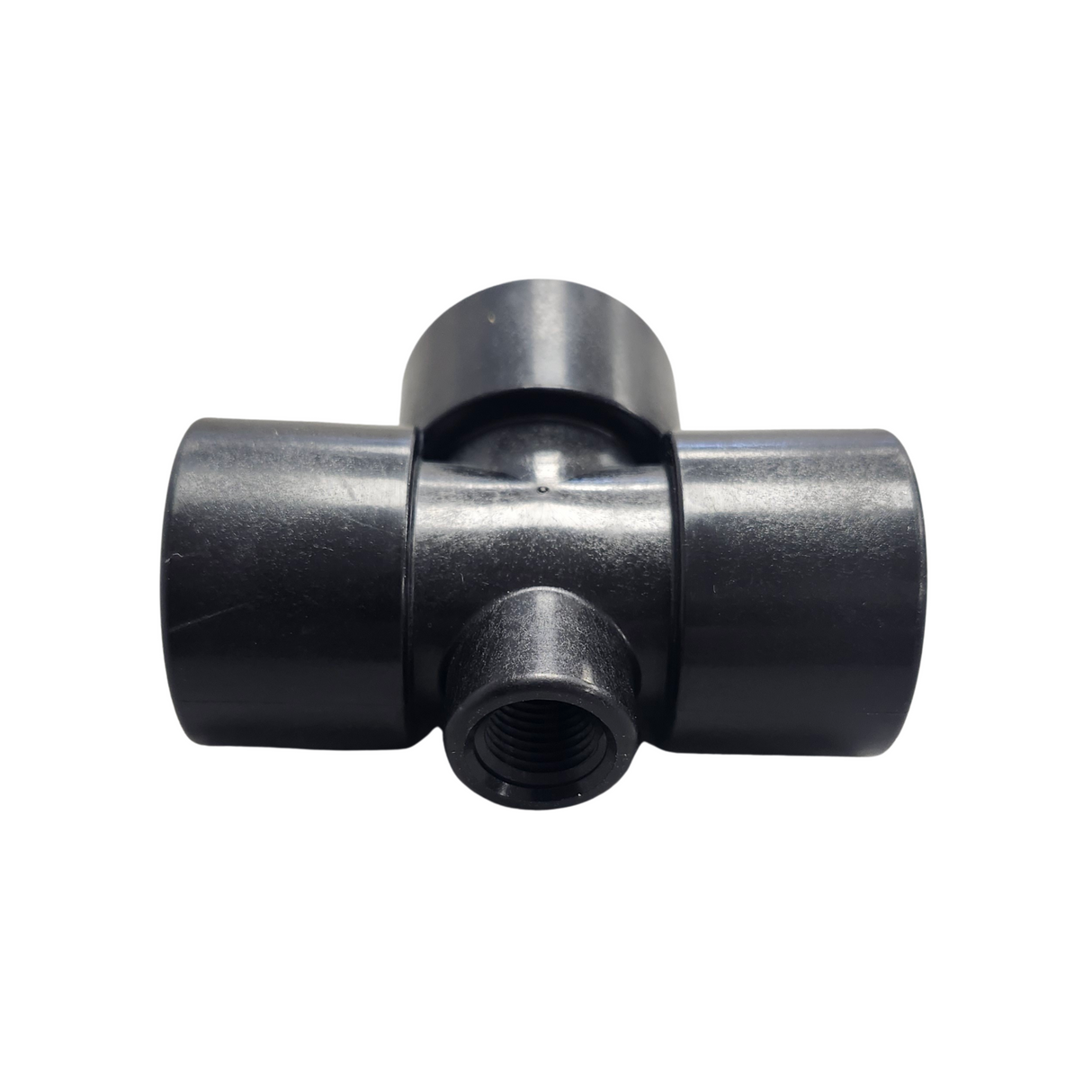 Banjo Poly Tee Fitting with Gauge Port 3/4" FNPT - TEG075