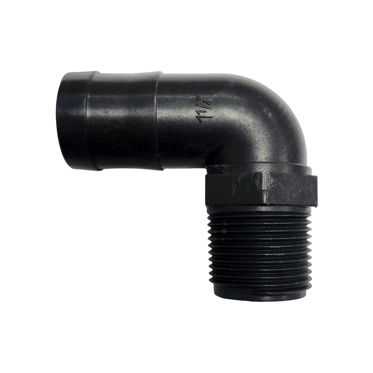 Banjo 90 Degree Hose Barb Fitting 1" MNPT X 1-1/4" Barb - HB100/125-90