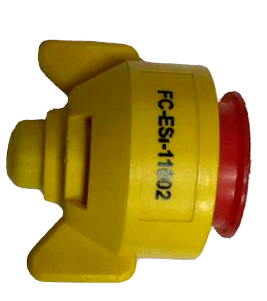 Hypro ESI Six Stream Ceramic Spray Nozzle, Yellow 0.2 GPM @ 40PSI - FC-ESI-11002